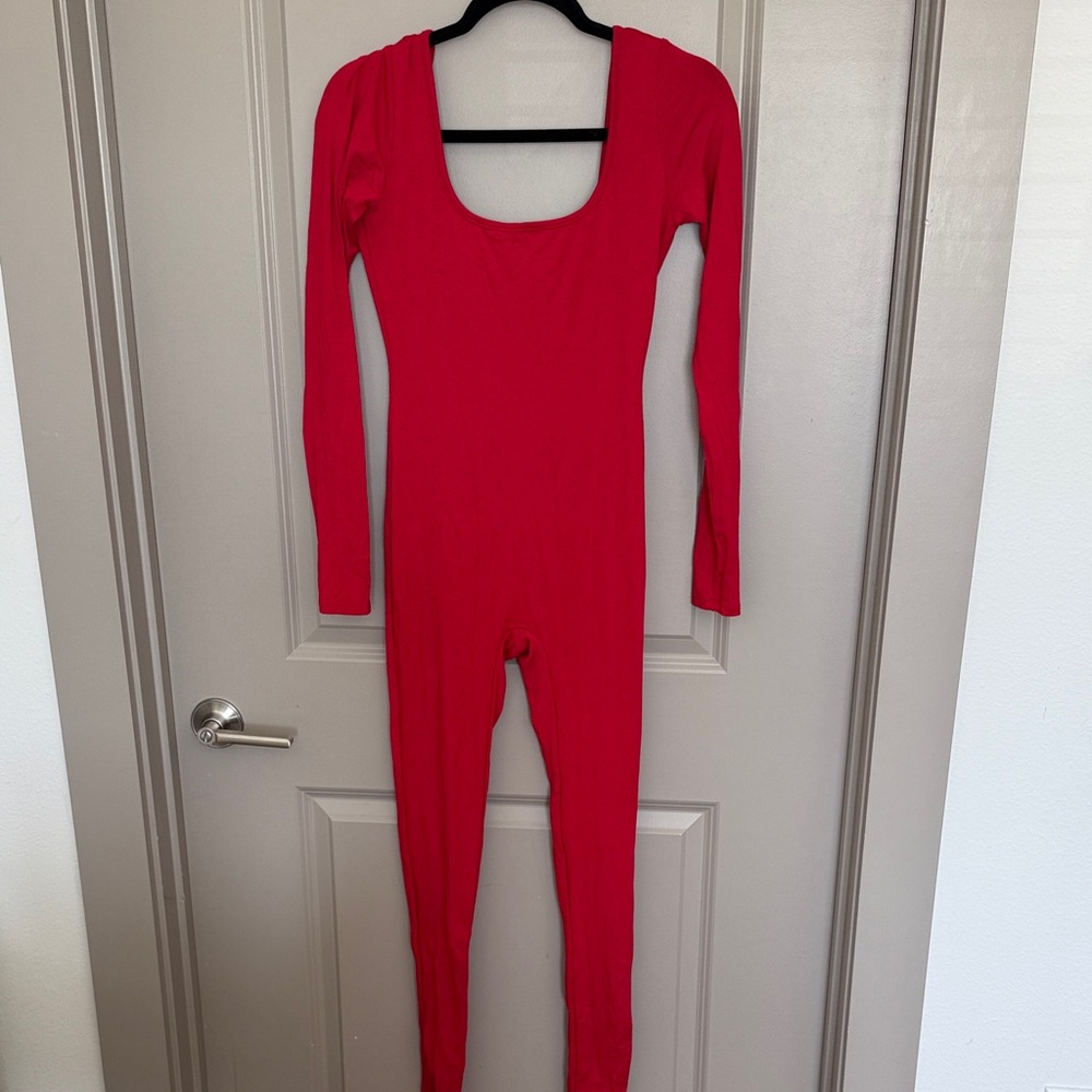 Fashion Nova Bold Red Jumpsuit